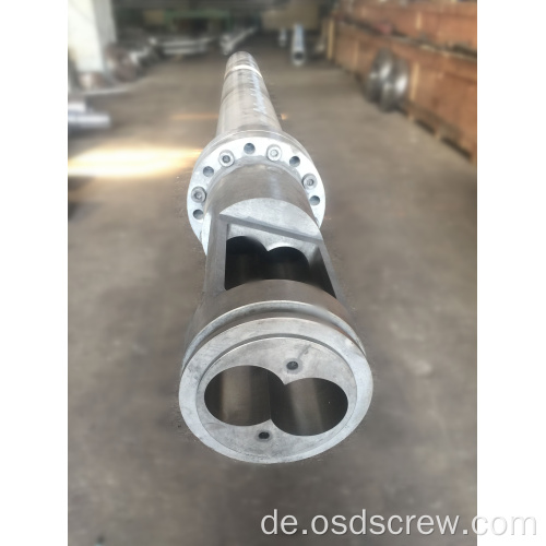 Schneckengehäuse für Bausano MD 125/30 PLUS Parallel-Doppel-Doppelschnecken-Zylinder-PVC ROHRPROFIL Bimetall